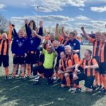 East Sussex celebrate after winning the Counties National over-60s FA Cup
