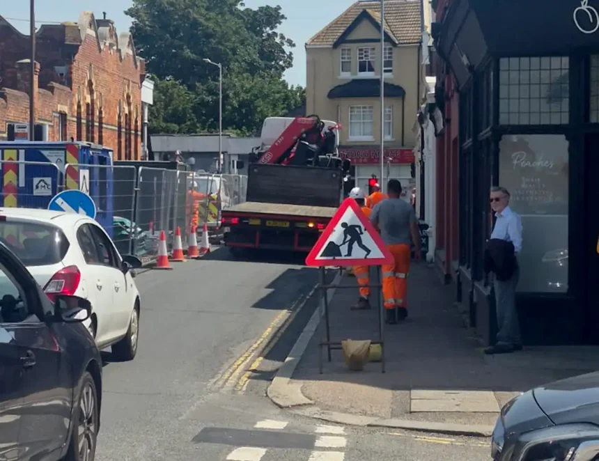 Pedestrian safety works underway in Bexhill town centre - Bexhill Newspaper