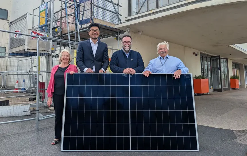 Solar Panels at De La Warr Pavilion in Bexhill - Bexhill Newspaper