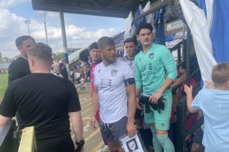 United prepare for their FA Vase tie. Picture: Geoff Martin